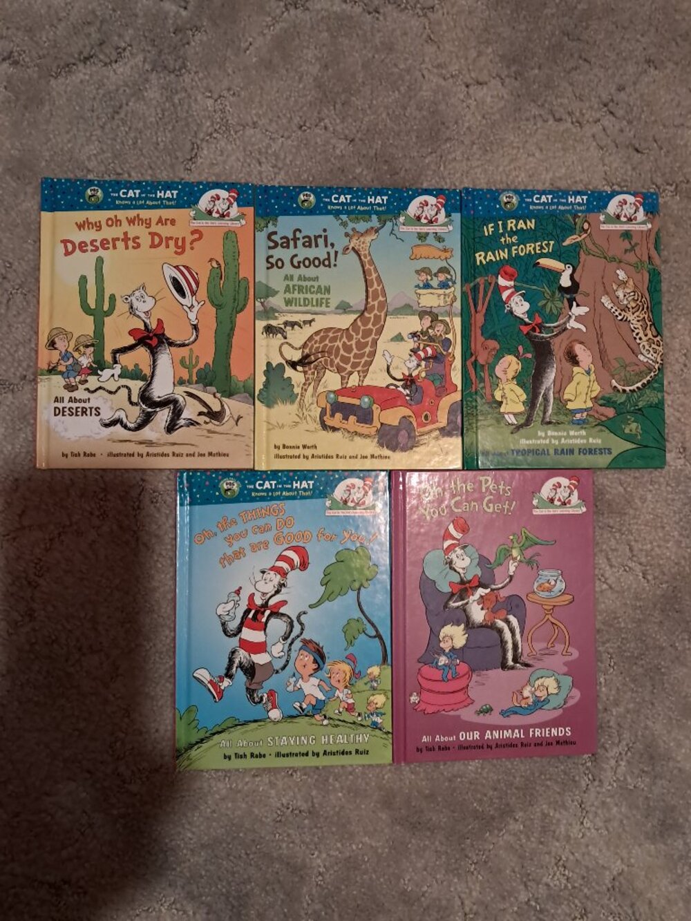 Cat in the Hat Learning Library 5 Books Hardcover